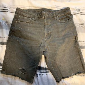 American Eagle Men's Charcoal Jean Shorts